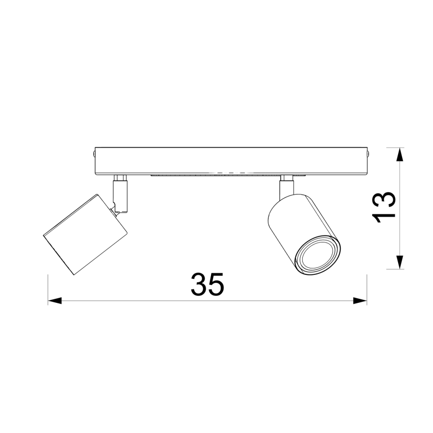 Dečija reflektorska lampa FUN 3xGU10/8W/230V roze/slon