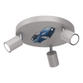 Dečija reflektorska lampa FUN 3xGU10/8W/230V sivo/auto