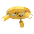 Dečija reflektorska lampa FUN 3xGU10/8W/230V žuta/pčelica