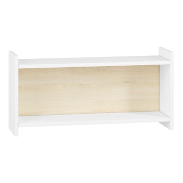 Dečija zidna polica BUBO 35x72 cm bela/bež