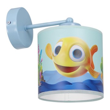 Dečija zidna rasveta FISH 1xE27/60W/230V