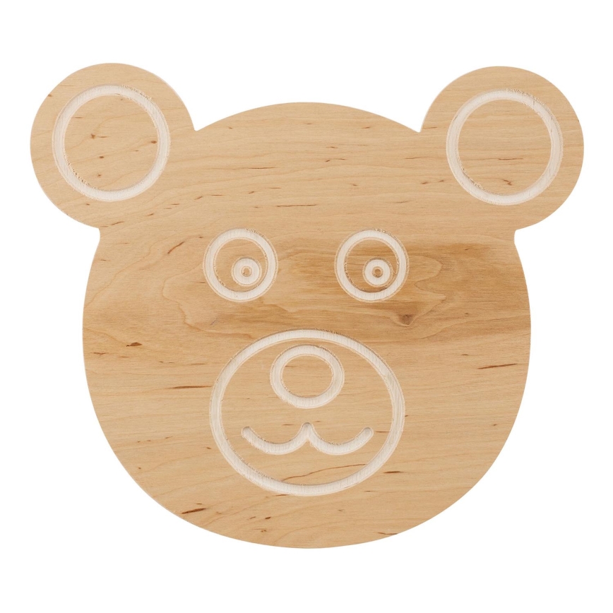 Dečije zidno svetlo TED 1xE14/10W/230V meda