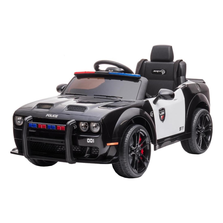 Dečiji električni automobil Dodge Challenger Policija 50W/4500 mAh  crno/bela