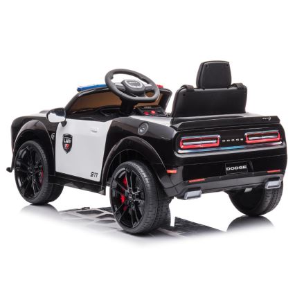 Dečiji električni automobil Dodge Challenger Policija 50W/4500 mAh  crno/bela