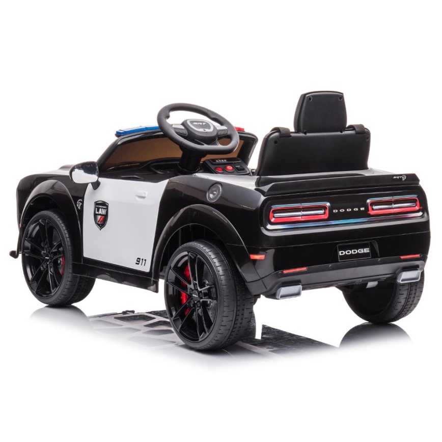Dečiji električni automobil Dodge Challenger Policija 50W/4500 mAh  crno/bela