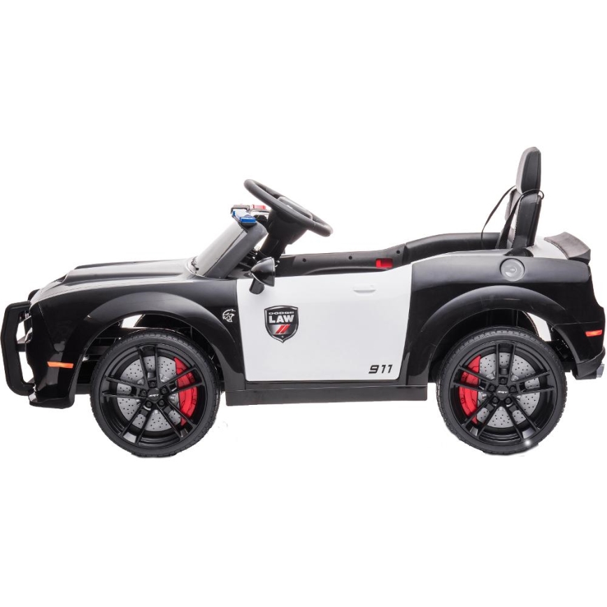 Dečiji električni automobil Dodge Challenger Policija 50W/4500 mAh  crno/bela