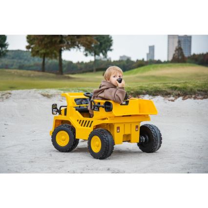 Dečiji električni automobil Kamion CAT 60W/4500 mAh žuta/crno