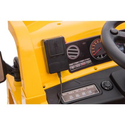 Dečiji električni automobil Kamion CAT 60W/4500 mAh žuta/crno