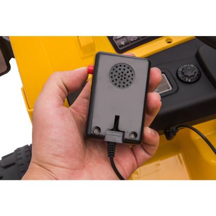 Dečiji električni automobil Kamion CAT 60W/4500 mAh žuta/crno
