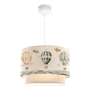Dečiji luster CANDY 1xE27/40W/230V beli/šareni