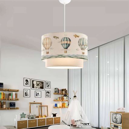 Dečiji luster CANDY 1xE27/40W/230V beli/šareni