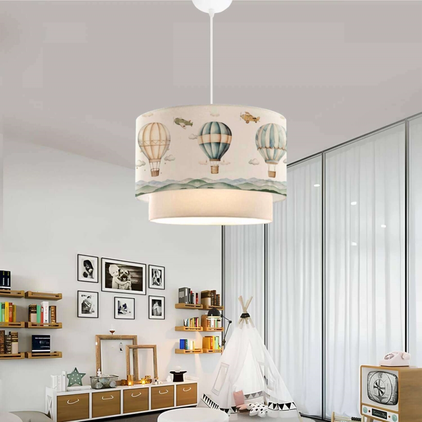 Dečiji luster CANDY 1xE27/40W/230V beli/šareni