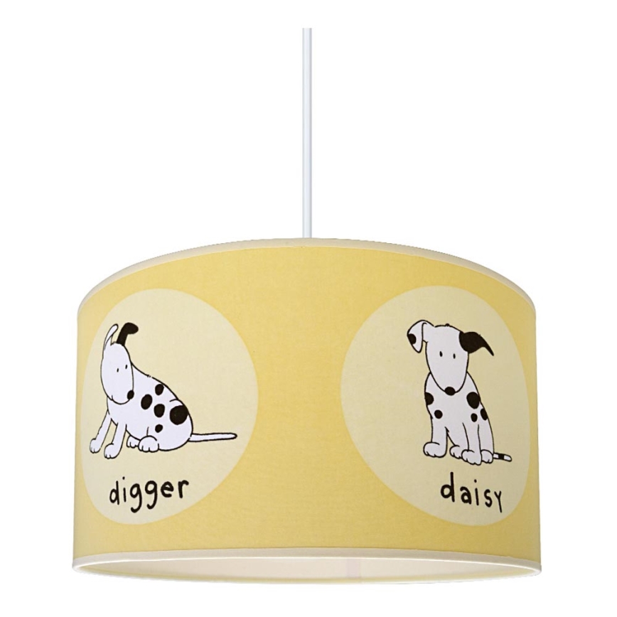 Dečiji luster DOGS 1xE27/60W/230V
