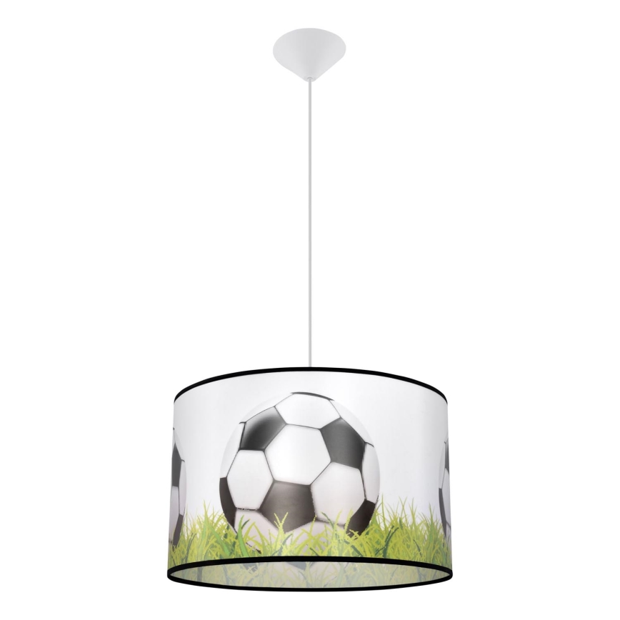 Dečiji luster na kablu FOOTBALL 1xE27/15W/230V Ø 40 cm fudbal