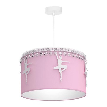 Dečiji luster na sajli BALETNICA 1xE27/60W/230V