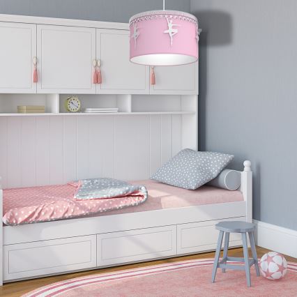 Dečiji luster na sajli BALETNICA 1xE27/60W/230V