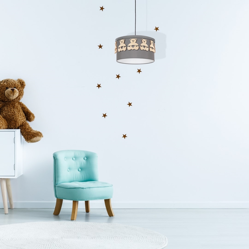 Dečiji luster na sajli BEAR 1xE27/60W/230V