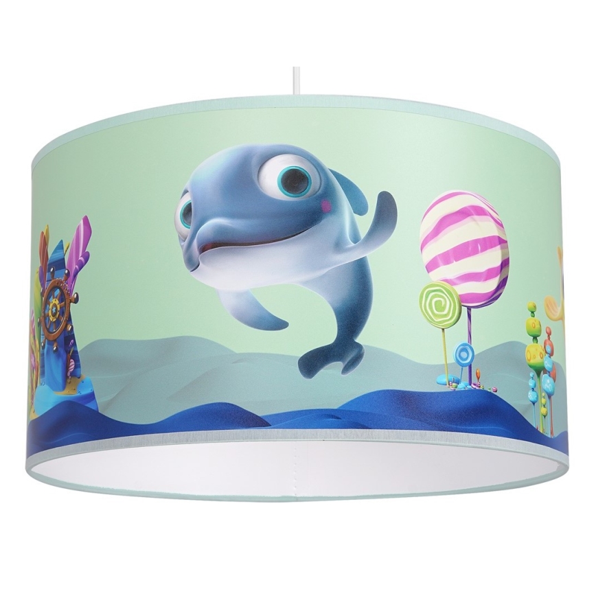 Dečiji luster na sajli DOLPHIN 1xE27/60W/230V