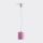 Dečiji luster na sajli DOTS 1xE27/15W/230V pr. 15 cm roze