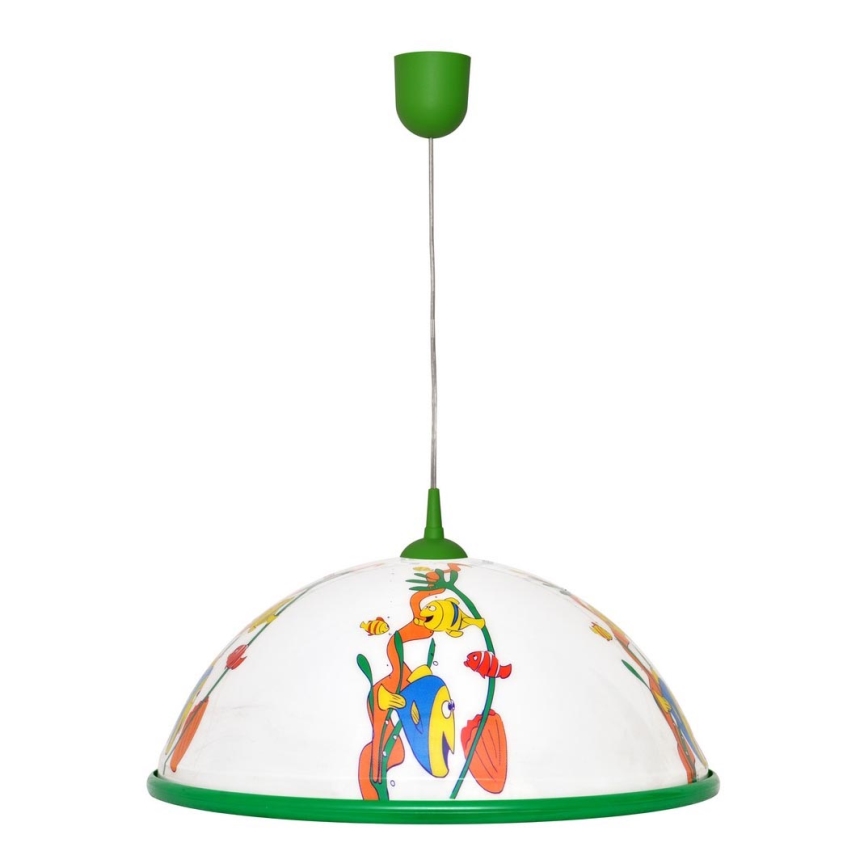 Dečiji luster na sajli FISH 1x27/15W/230V