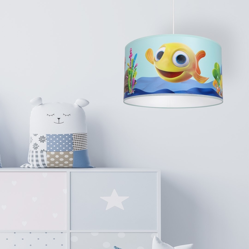 Dečiji luster na sajli FISH 1xE27/60W/230V