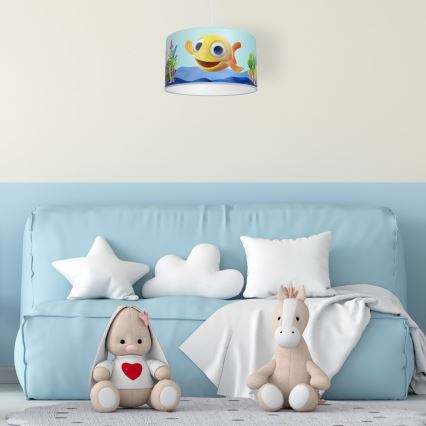 Dečiji luster na sajli FISH 1xE27/60W/230V
