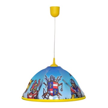 Dečiji luster na sajli KNIGHT 1xE27/15W/230V