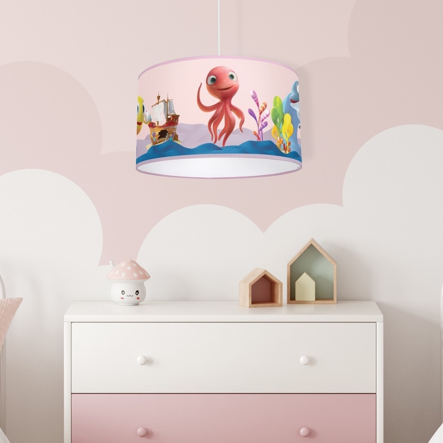 Dečiji luster na sajli OCTOPUS 1xE27/60W/230V