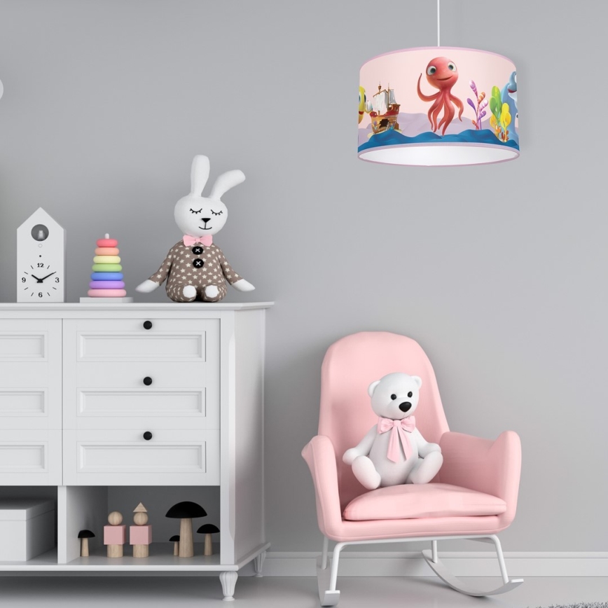 Dečiji luster na sajli OCTOPUS 1xE27/60W/230V