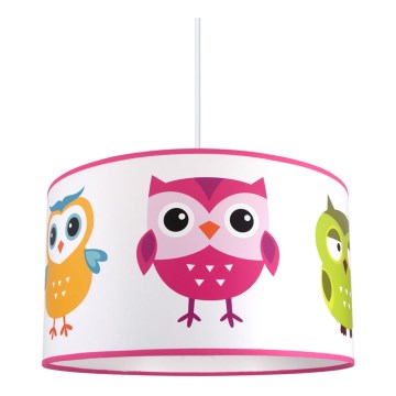 Dečiji luster na sajli OWL 1xE27/60W/230V
