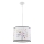 Dečiji luster na sajli OWLS 1xE27/15W/230V, prečnika 40 cm, sa motivom sova