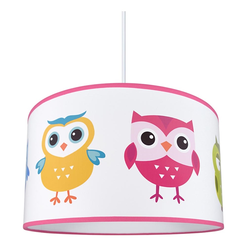 Dečiji luster na sajli OWLS 1xE27/60W/230V