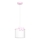 Dečiji luster na sajli SWEET 1xE27/15W/230V bela/roze/leptir