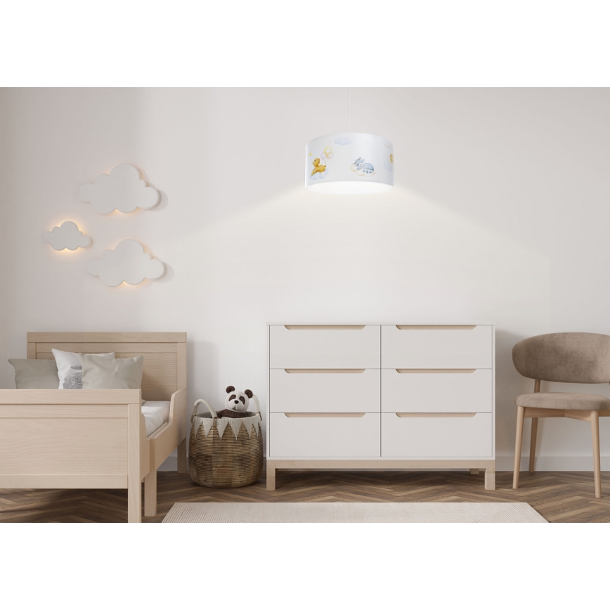 Dečiji luster na sajli SWEET DREAMS 1xE27/60W/230V pr. 30 cm