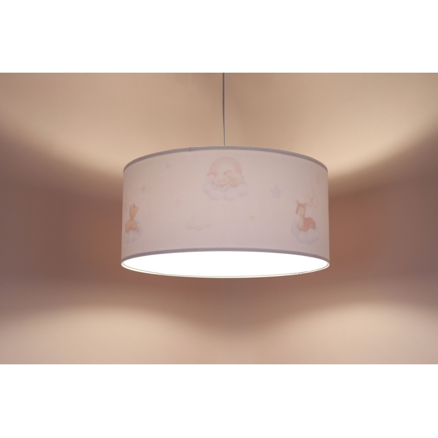 Dečiji luster na sajli SWEET DREAMS 1xE27/60W/230V pr. 30 cm
