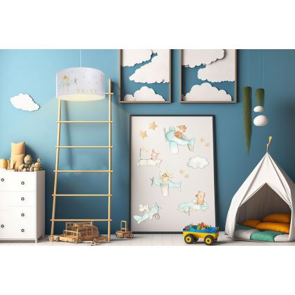 Dečiji luster na sajli SWEET DREAMS 1xE27/60W/230V pr. 30 cm