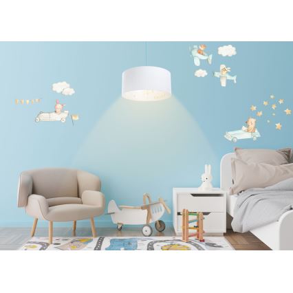 Dečiji luster na sajli SWEET DREAMS 1xE27/60W/230V pr. 30 cm