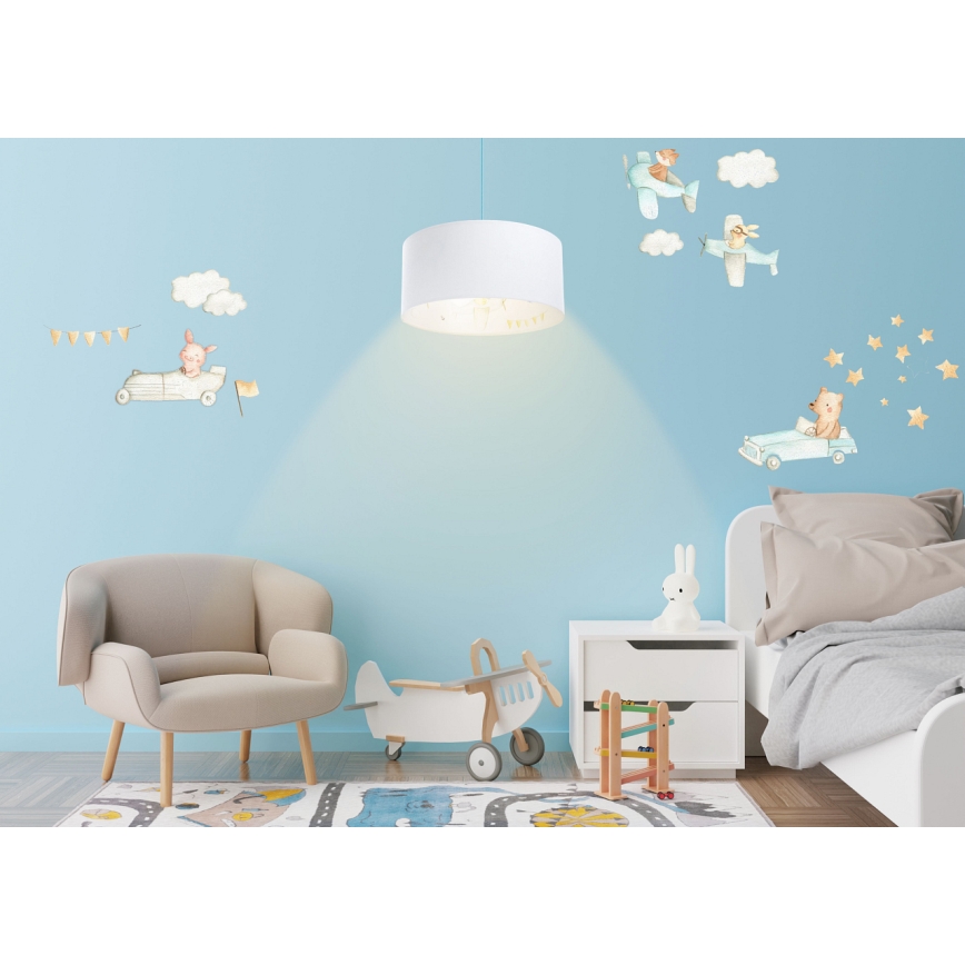 Dečiji luster na sajli SWEET DREAMS 1xE27/60W/230V pr. 30 cm