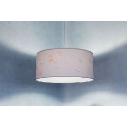 Dečiji luster na sajli SWEET DREAMS 1xE27/60W/230V pr. 30 cm