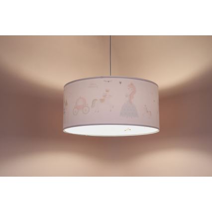Dečiji luster na sajli SWEET DREAMS 1xE27/60W/230V pr. 30 cm