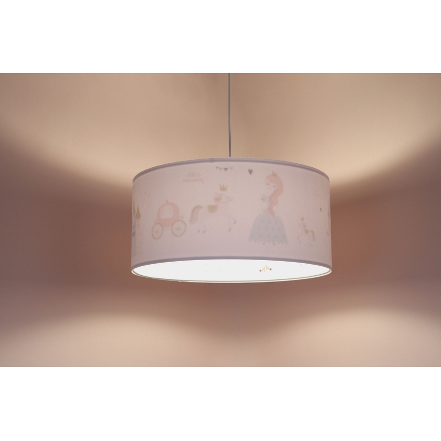 Dečiji luster na sajli SWEET DREAMS 1xE27/60W/230V pr. 30 cm