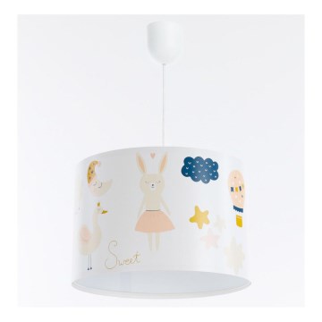 Dečiji luster na sajli SWEET DREAMS 1xE27/60W/230V pr. 30 cm
