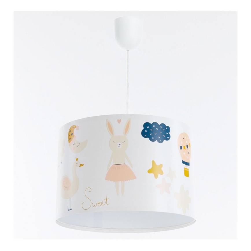Dečiji luster na sajli SWEET DREAMS 1xE27/60W/230V pr. 30 cm