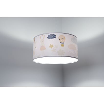 Dečiji luster na sajli SWEET DREAMS 1xE27/60W/230V pr. 30 cm