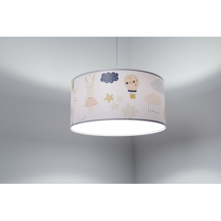 Dečiji luster na sajli SWEET DREAMS 1xE27/60W/230V pr. 30 cm