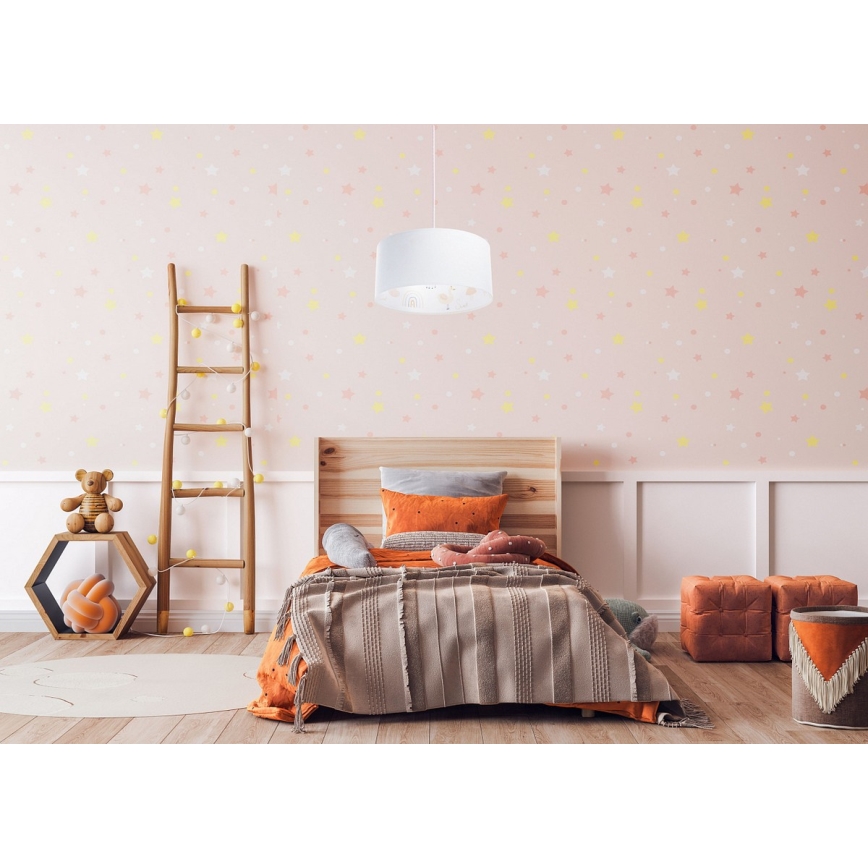 Dečiji luster na sajli SWEET DREAMS 1xE27/60W/230V pr. 30 cm
