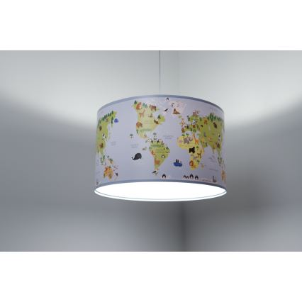 Dečiji luster na sajli SWEET DREAMS 1xE27/60W/230V pr. 30 cm