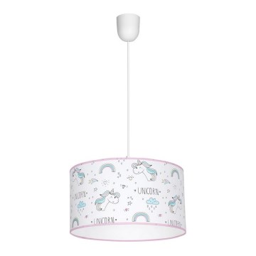 Dečiji luster na sajli UNICORN 1xE27/60W/230V