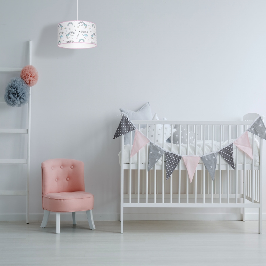 Dečiji luster na sajli UNICORN 1xE27/60W/230V