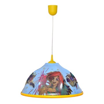 Dečiji luster na sajli WITCH 1xE27/15W/230V